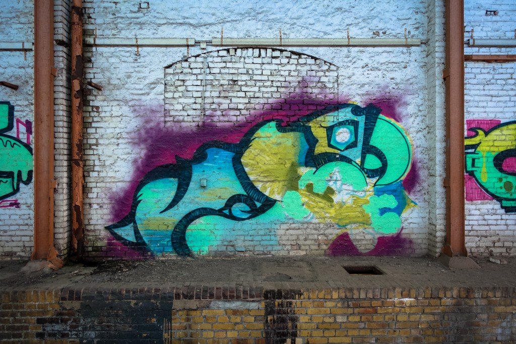 urbex graffiti - good station, halle (saale)