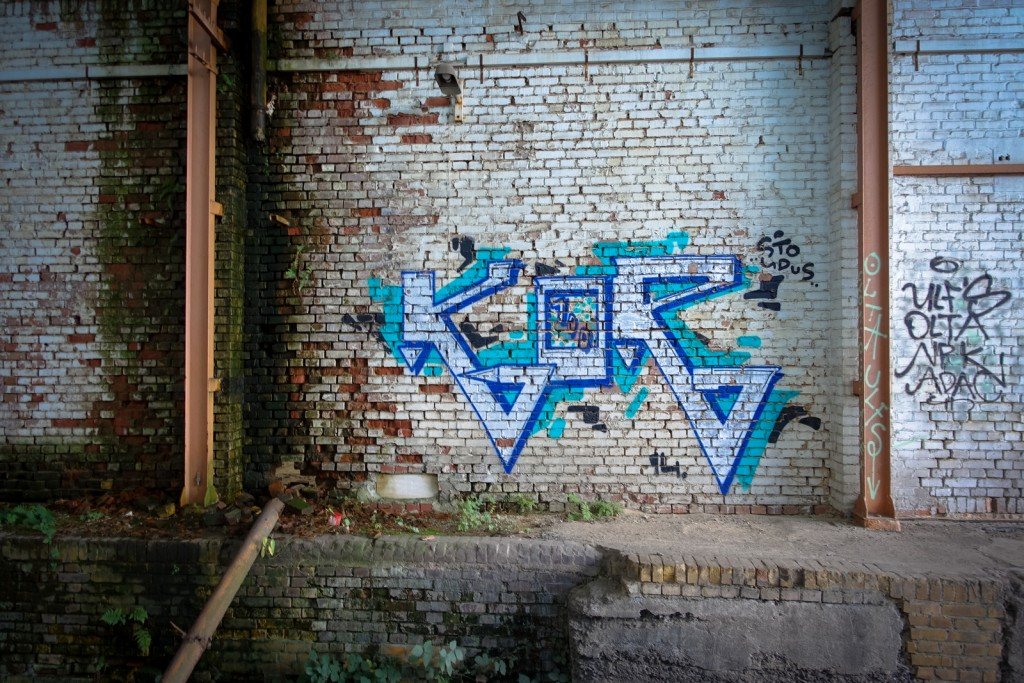 urbex graffiti - kor - good station, halle (saale)
