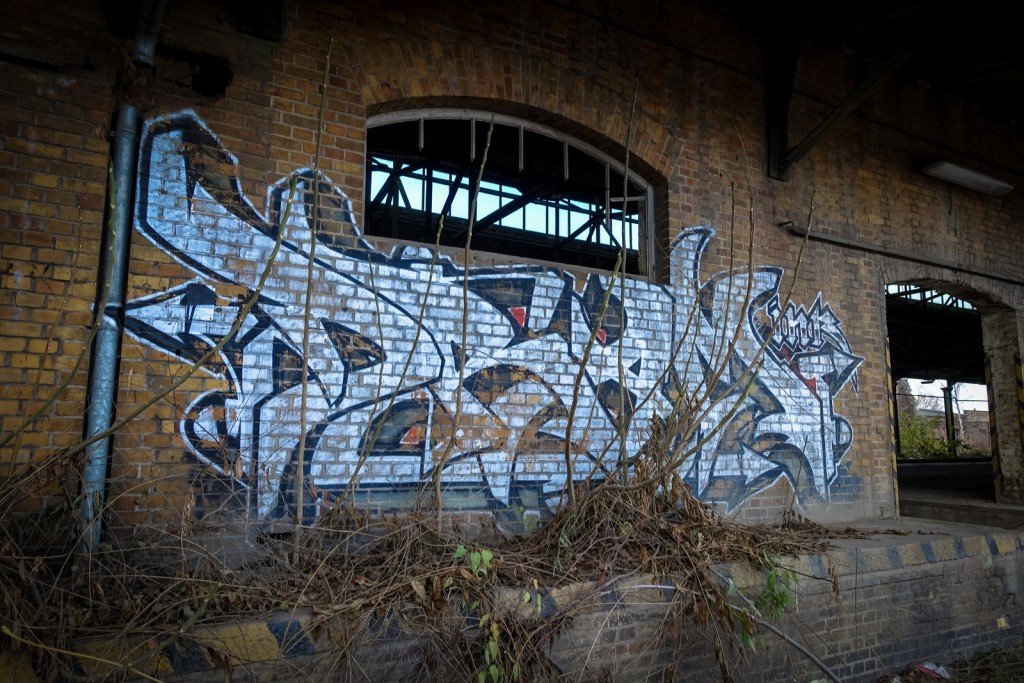 urbex graffiti - good station, halle (saale)