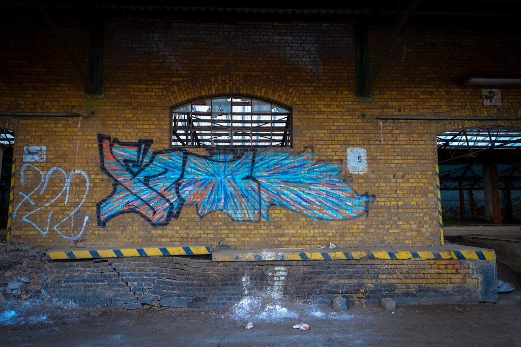 urbex graffiti - good station, halle (saale)