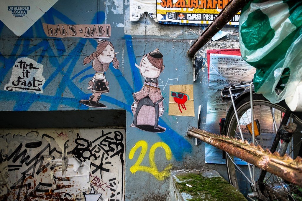 paste up - hans und gabi - hamburg, karoviertel