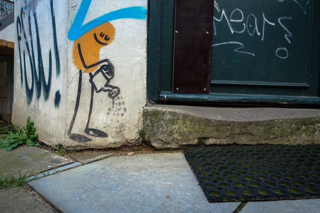 street art - dave the chimp - hamburg, karoviertel