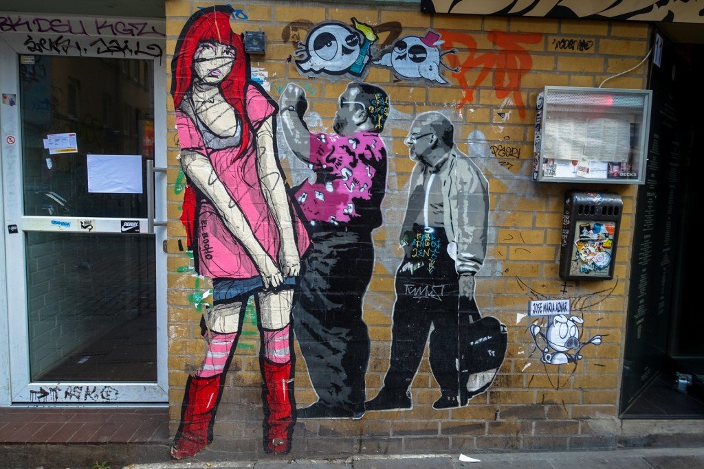 paste up - el bocho, fatal - hamburg, sternschanze