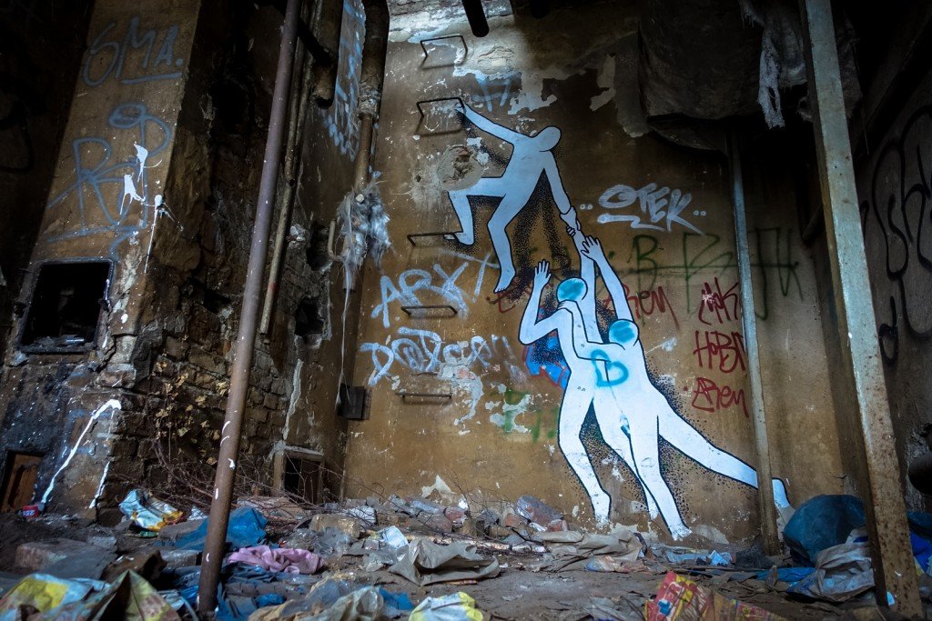 urbex art - daan botlek "escape from wühlheide" - db gelände - berlin, biesdorf-süd