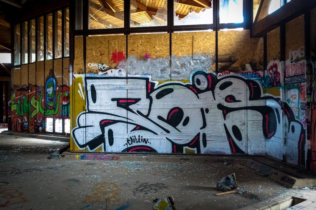 urbex - graffiti - erlebnisbad blub - berlin-britz