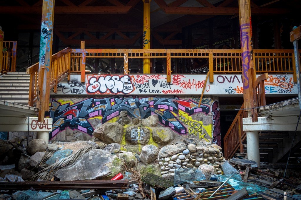 urbex graffiti - erlebnisbad blub - berlin-britz