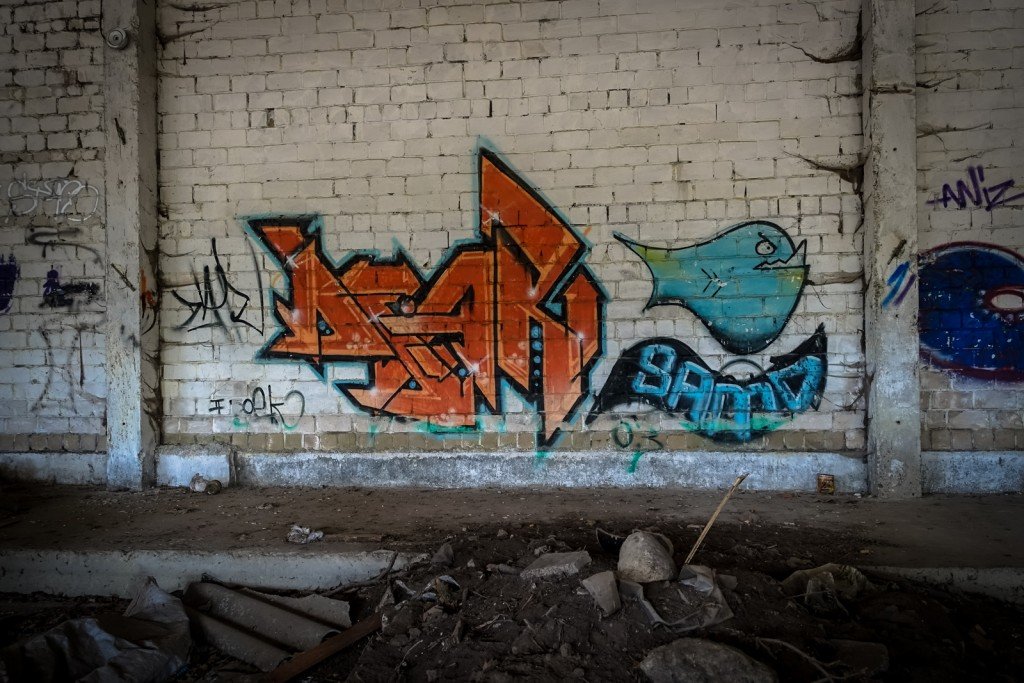 graffiti - diar - beelitz sanatorium, dec 2015