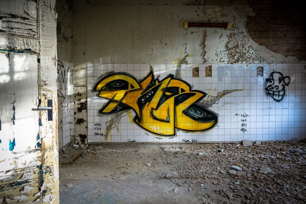 graffiti - beelitzer heilstätten, dez 2015