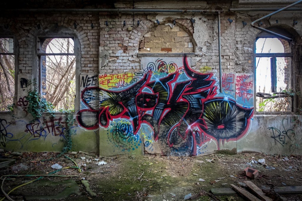 urbex graffiti - slaughterhouse, halle/saale
