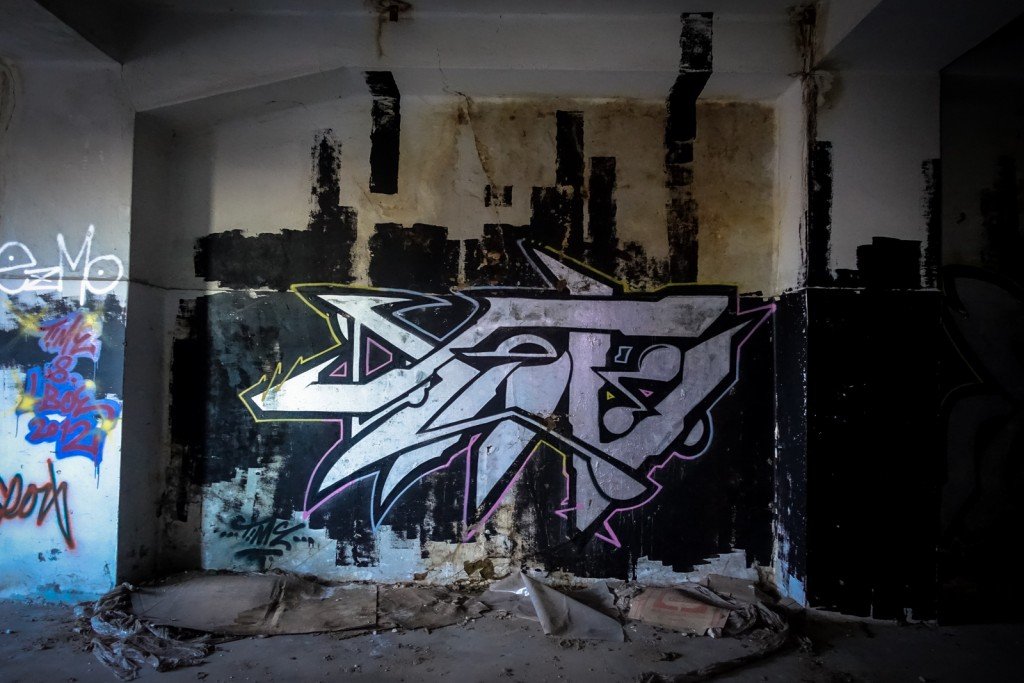 urbex graffiti - time - schlachthof, halle/saale