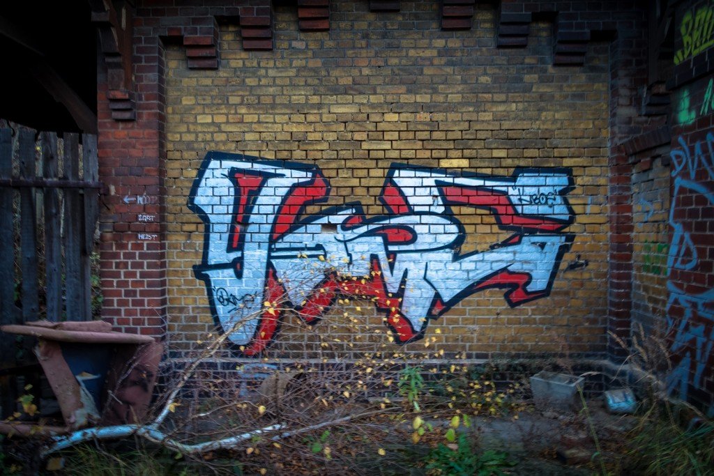 urbex graffiti- schlachthof, halle/saale