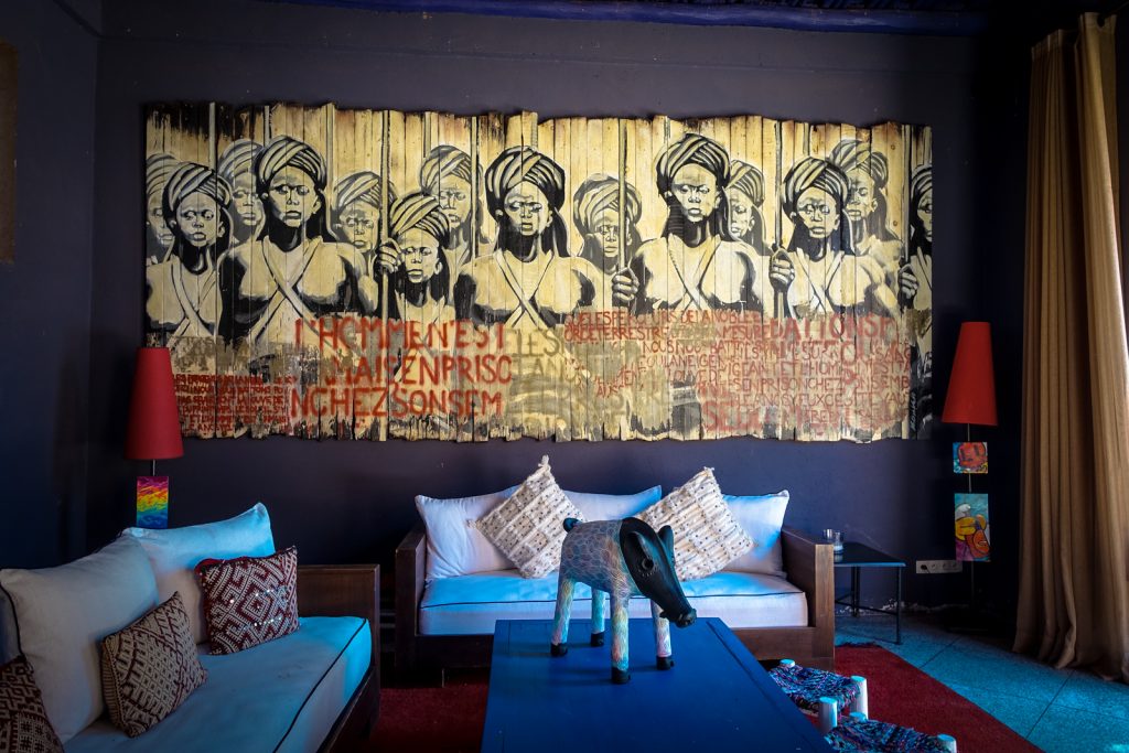 streetart - kouka - jardin rouge, marrakesh