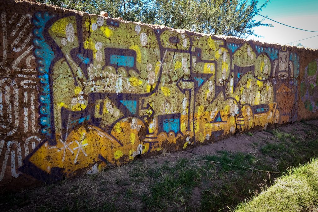 graffiti - reso - jardin rouge, marrakesh