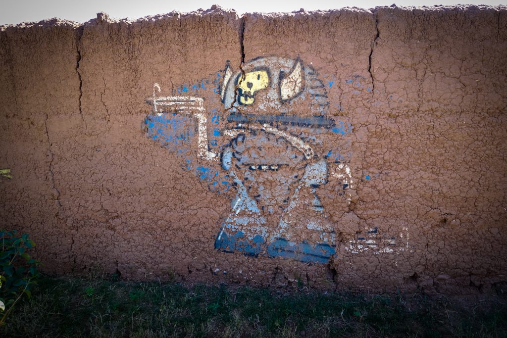 graffiti - jardin rouge, marrakesh