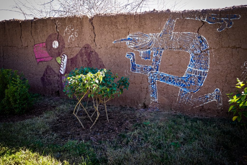 graffiti - jardin rouge, marrakesh
