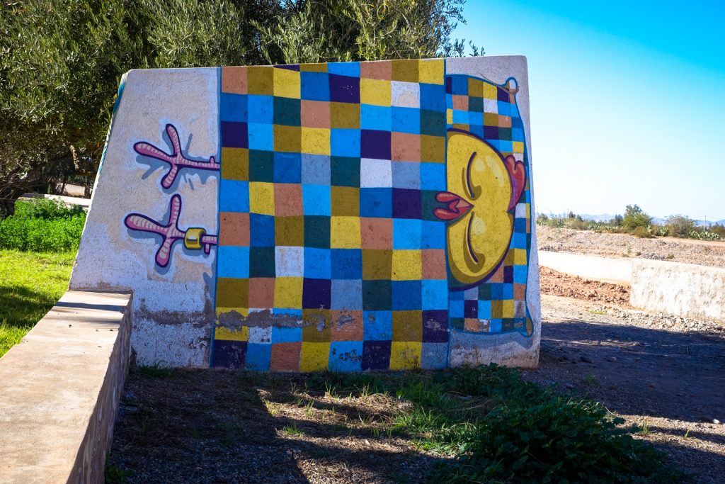 graffiti - ceet - jardin rouge, marrakesh