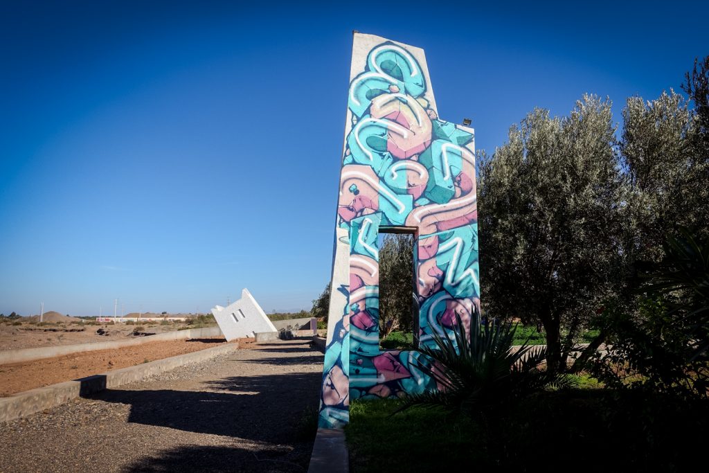 streetart - jardin rouge, marrakesh