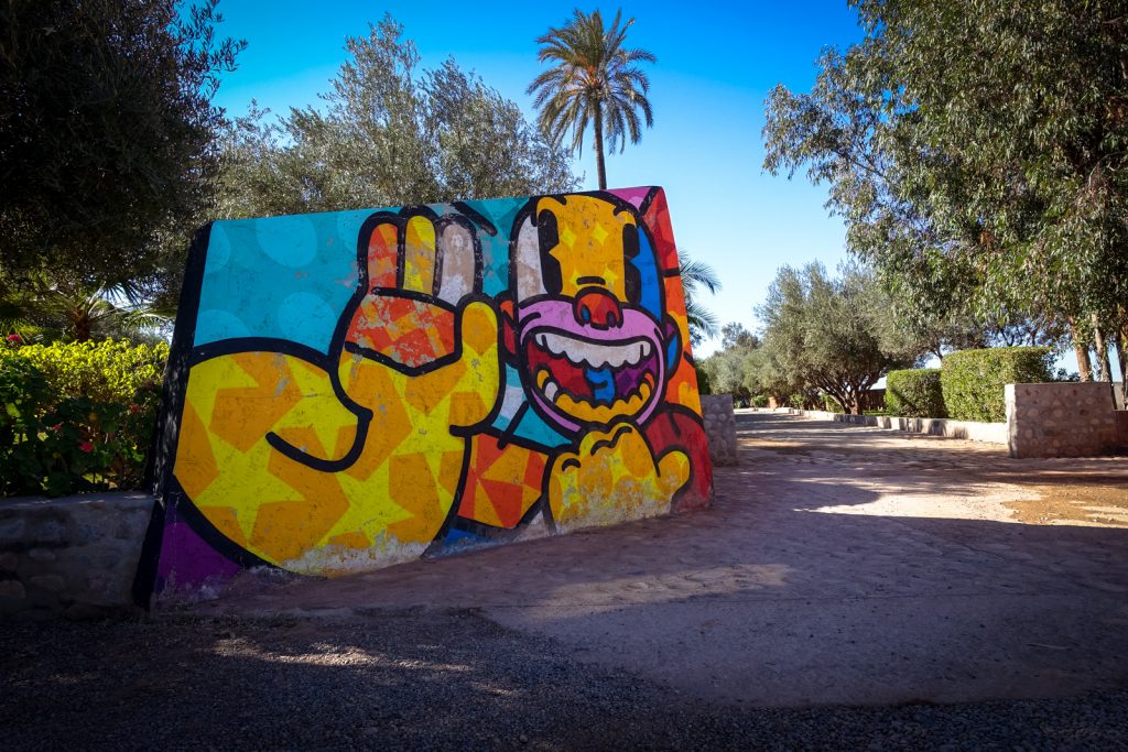 streetart - krito - jardin rouge, marrakesh