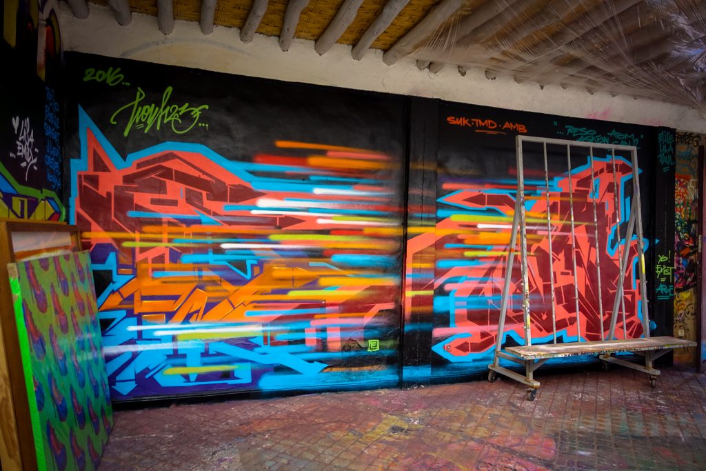 streetart - jardin rouge, marrakesh