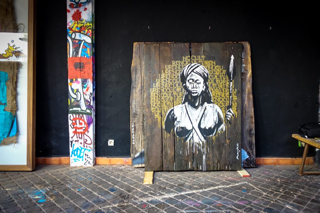 streetart - kouka - jardin rouge, marrakesh