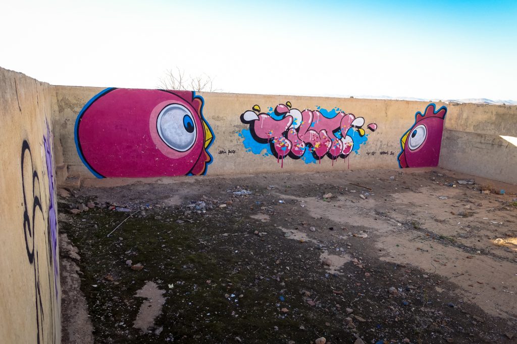 graffiti - tilt . ceet - jardin rouge, marrakesh