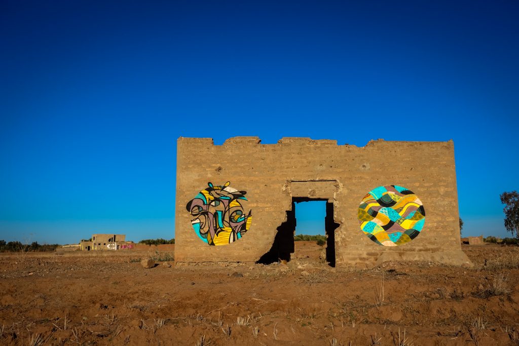 graffiti - reso & goddog - jardin rouge, marrakesh