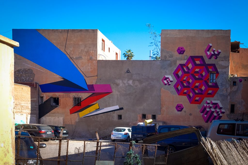 mural - remi rough & lx.one - marrakech