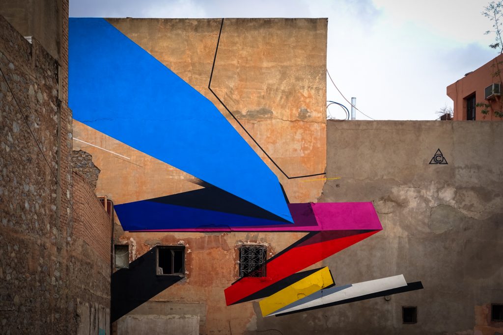 mural - remi rough for mb6 street art - marrakesh