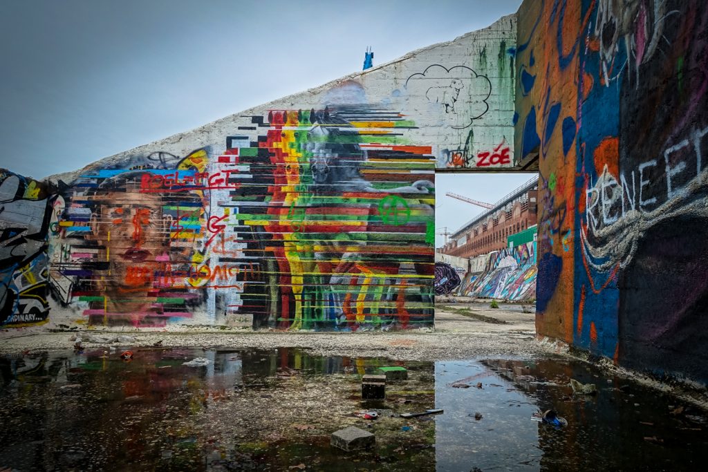 graffiti - cee pil - grindbakken, gent