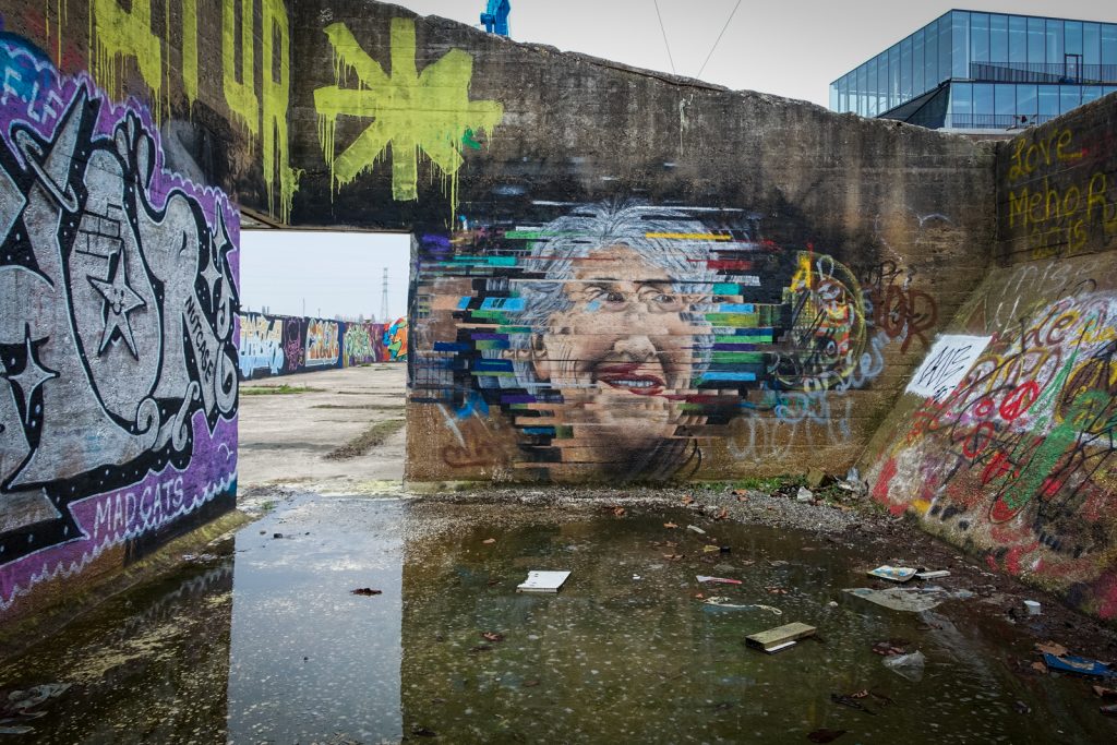 graffiti - cee pil - grindbakken, gent