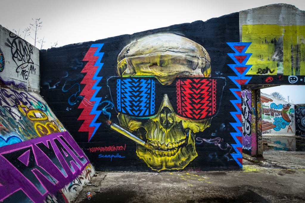 graffiti - klaas van der linden & scarpulla - grindbakken, gent