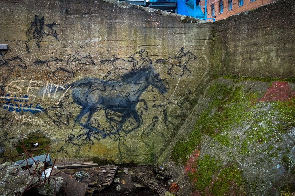 graffiti - cee pil - grindbakken, gent