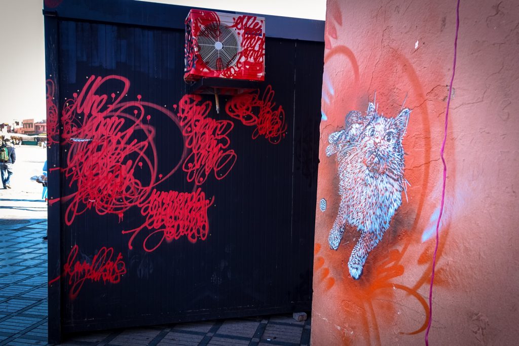 streetart - sun7 & c215 - marrakech - jemaa el fna