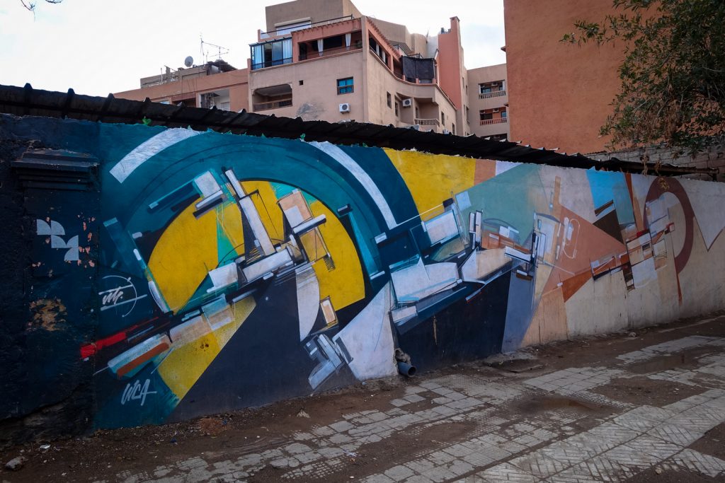 mural - augustine kofie - gueliz, marrakesh