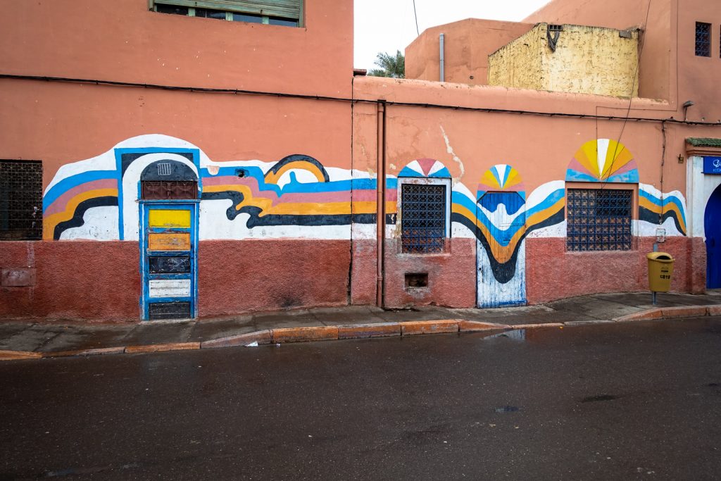 streetart - marrakesh, rue kbour chou