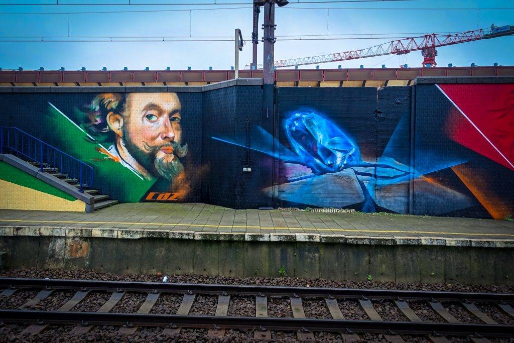 graffiti - cazn - antwerpen/berchem station