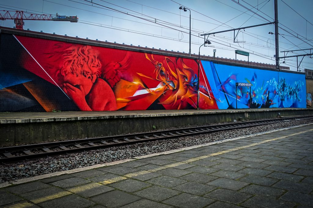 graffiti - cazn - antwerpen/berchem station