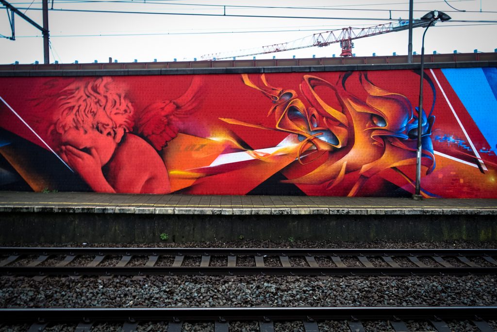 graffiti - cazn - antwerpen/berchem station