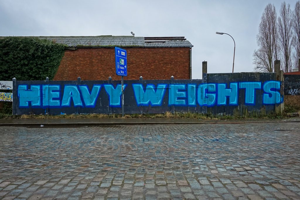 graffiti - heavy weights - petrol, antwerpen