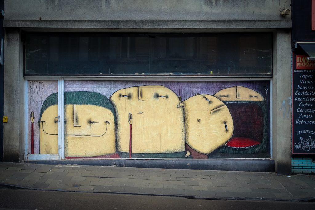 streetart - bisser - lammerstraat, gent