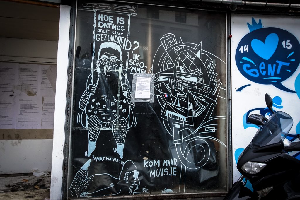 streetart - strook & mat - gent