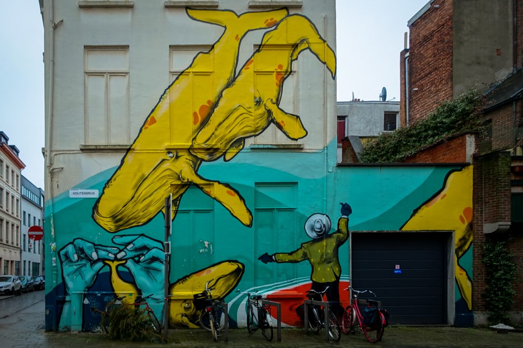Streetart In Zentrum Vom Antwerpen URBANPRESENTS