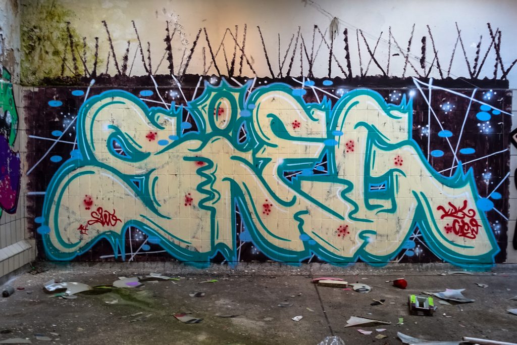 urbex graffiti - sieg - schlachthof, bonn