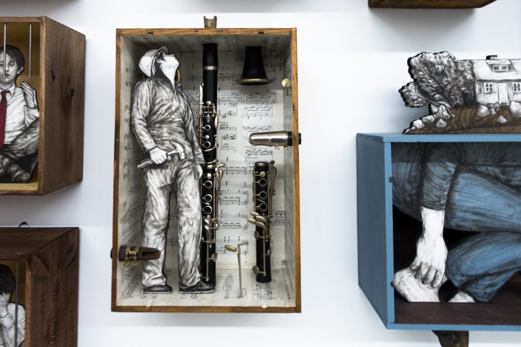 levalet exhibition "little boxes"- open walls gallery, berlin