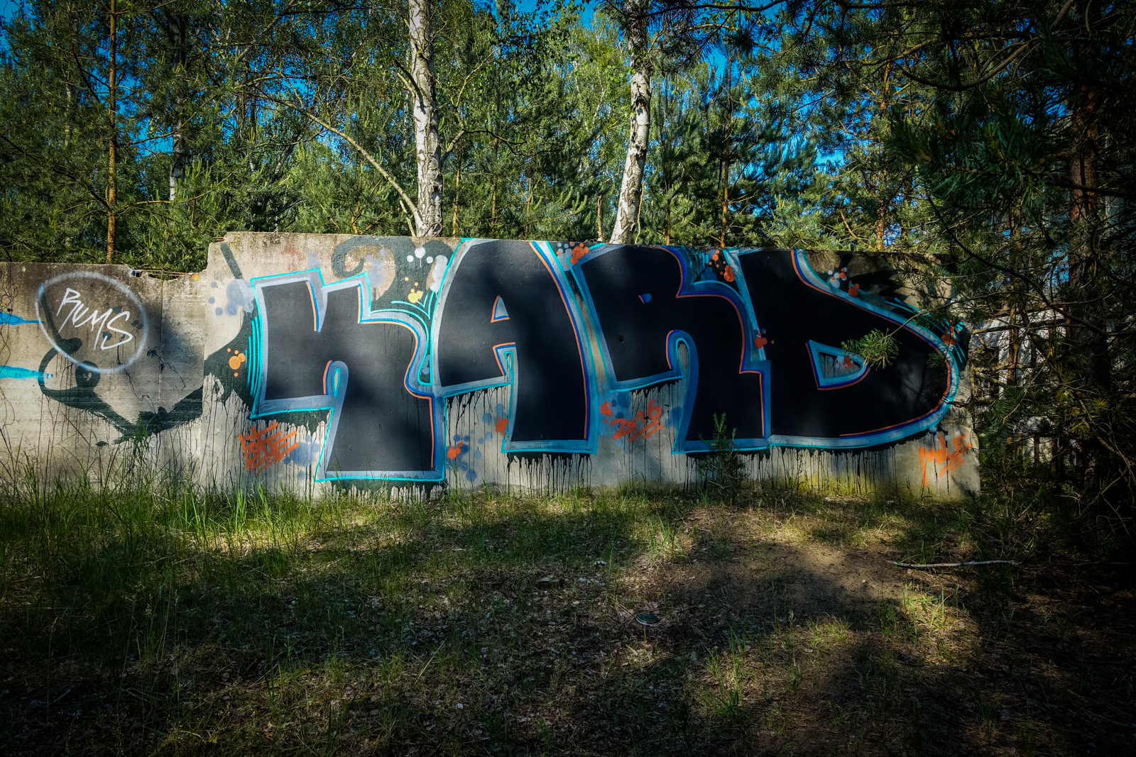 urbex graffiti - kard - ghostcity vogelsang