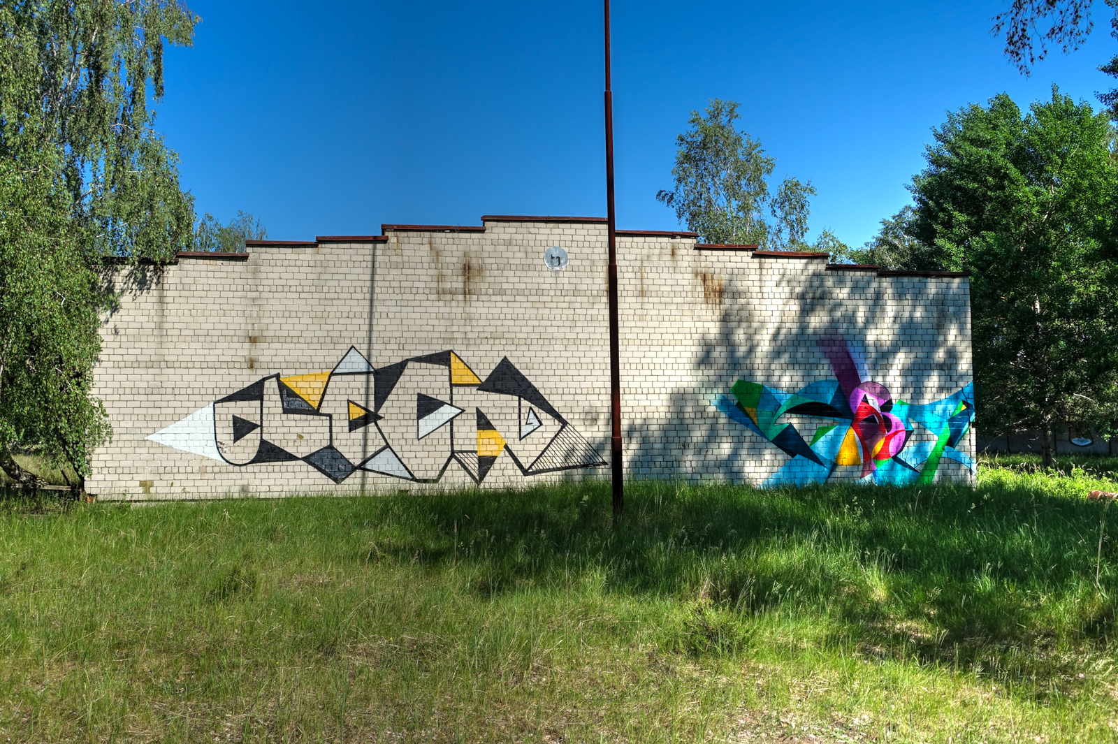 urbex art - kase & ?? - ghostcity vogelsang