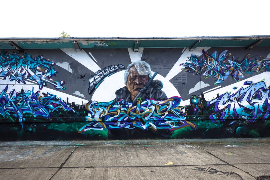 graffiti - kds crew - aerosol-arena, magdeburg