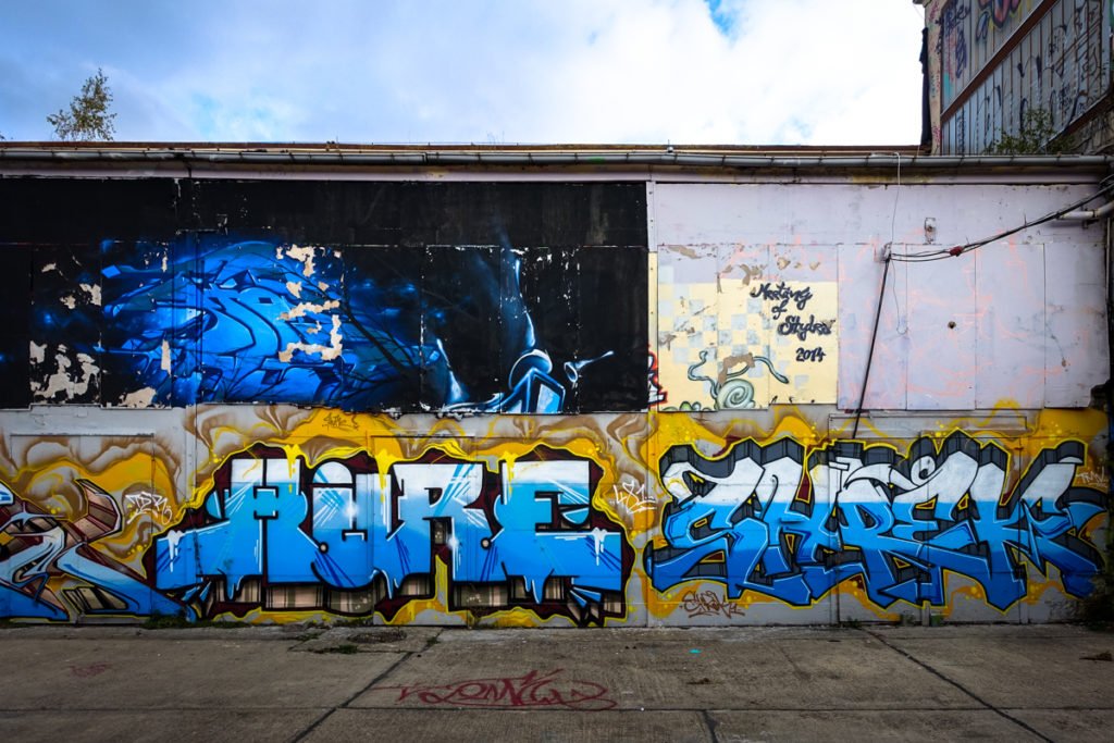 graffiti - hure, schrek - aerosol-arena, magdeburg