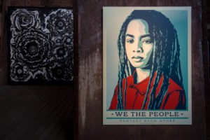 shepard fairey 'protect each other' - 4