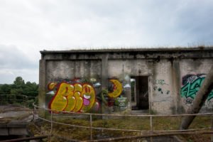 graffiti - rio - rüdersdorf, chemical factory